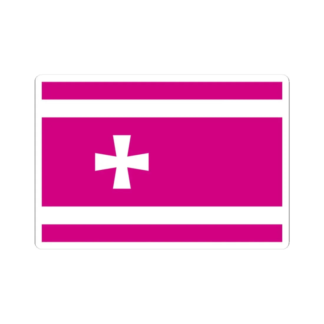 Flag of Kuban Ukraine (Ukraine) STICKER Vinyl Kiss-Cut Decal 3 Inch White - The Sticker Space