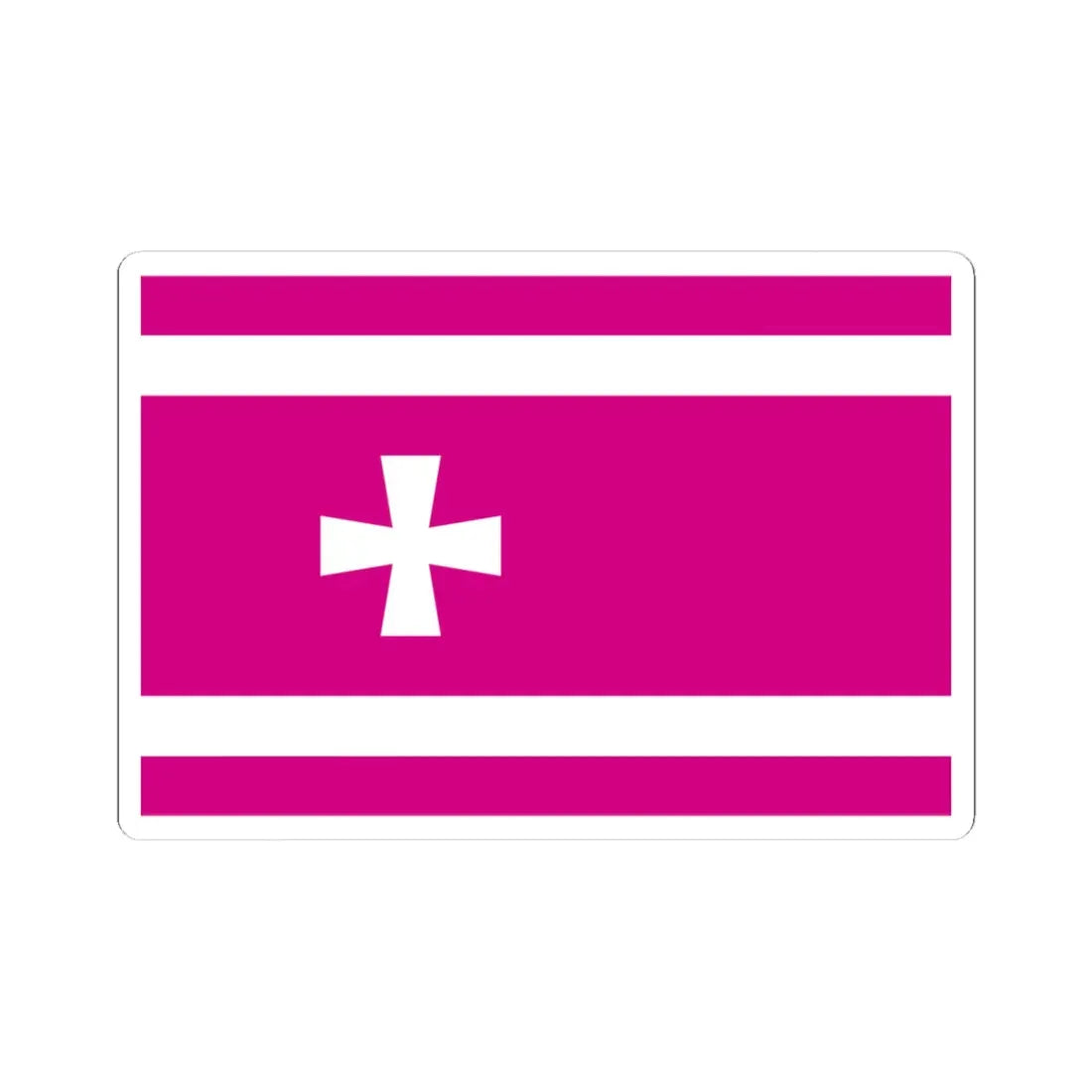 Flag of Kuban Ukraine (Ukraine) STICKER Vinyl Kiss-Cut Decal 4 Inch White - The Sticker Space