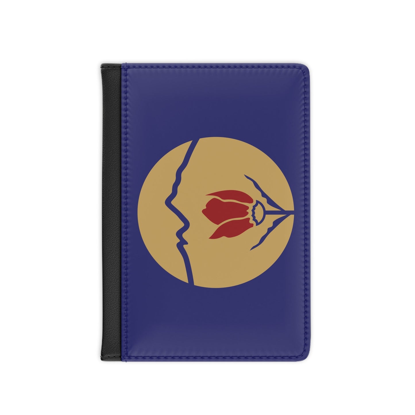 Flag of Kukës Albania - Passport Holder-3.9" x 5.8"-The Sticker Space