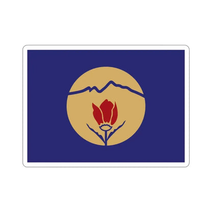 Flag of Kukës Albania STICKER Vinyl Die-Cut Decal 2 Inch - The Sticker Space