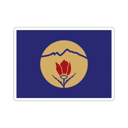 Flag of Kukës Albania STICKER Vinyl Die-Cut Decal 3 Inch - The Sticker Space