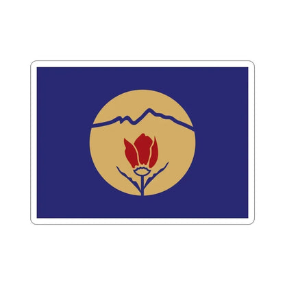 Flag of Kukës Albania STICKER Vinyl Die-Cut Decal 3 Inch - The Sticker Space