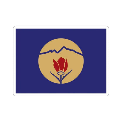 Flag of Kukës Albania STICKER Vinyl Die-Cut Decal 6 Inch - The Sticker Space