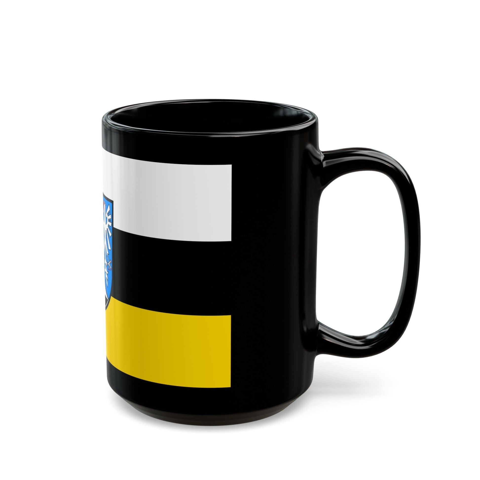 Flag of Kulmbach Germany - Black Coffee Mug-The Sticker Space