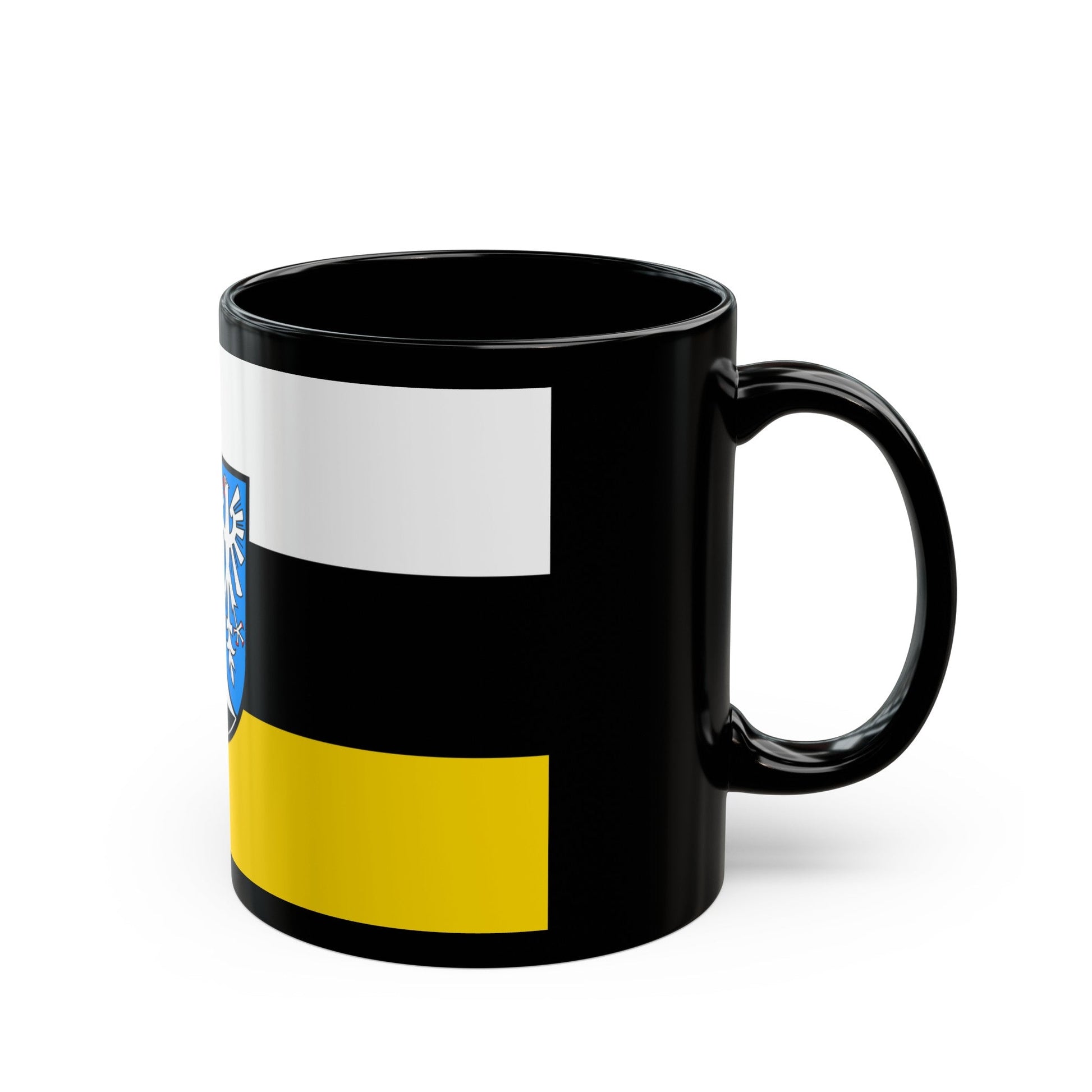 Flag of Kulmbach Germany - Black Coffee Mug-The Sticker Space