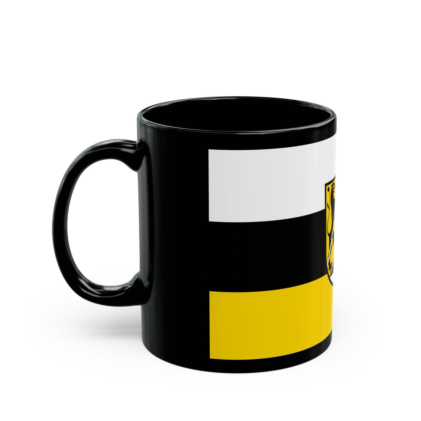 Flag of Kulmbach Germany - Black Coffee Mug-The Sticker Space