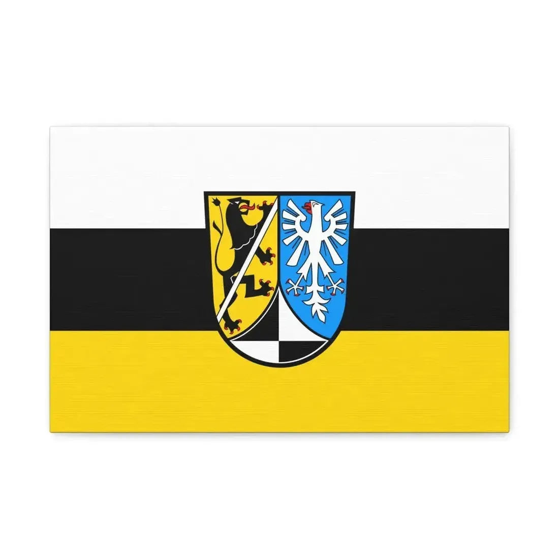 Flag of Kulmbach Germany - Canvas Wall Art - The Sticker Space