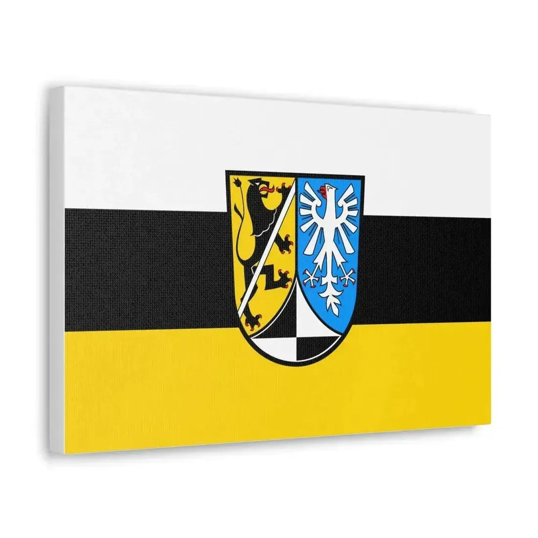 Flag of Kulmbach Germany - Canvas Wall Art - The Sticker Space