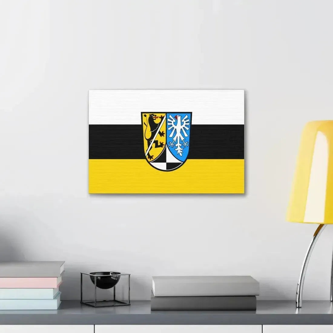 Flag of Kulmbach Germany - Canvas Wall Art - The Sticker Space