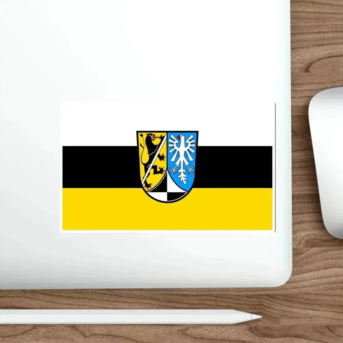 Flag of Kulmbach Germany STICKER Vinyl Die-Cut Decal - The Sticker Space