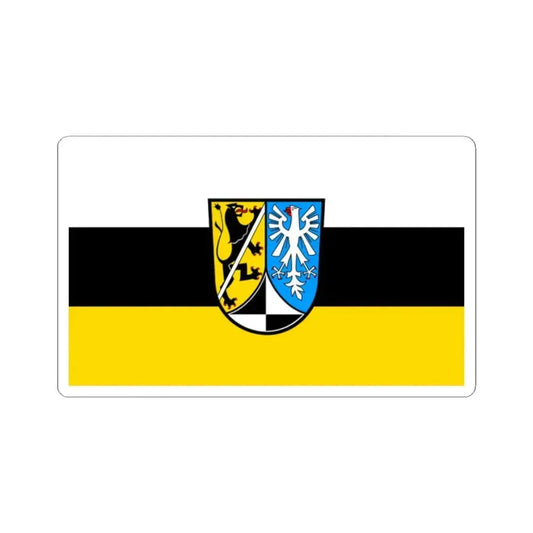 Flag of Kulmbach Germany - STICKER Vinyl Kiss-Cut Decal 2 Inch White - The Sticker Space