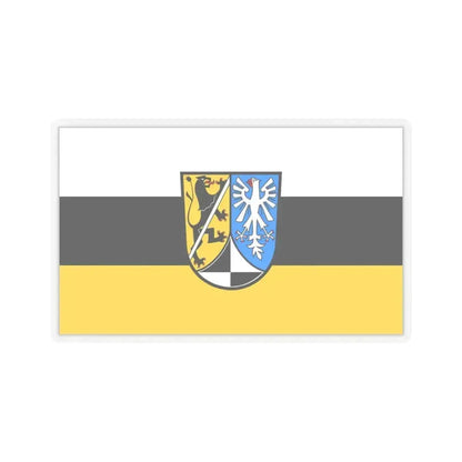 Flag of Kulmbach Germany - STICKER Vinyl Kiss-Cut Decal 3 Inch Transparent - The Sticker Space