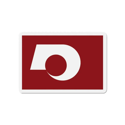 Flag of Kumamoto Prefecture Japan - Refrigerator Magnet - The Sticker Space