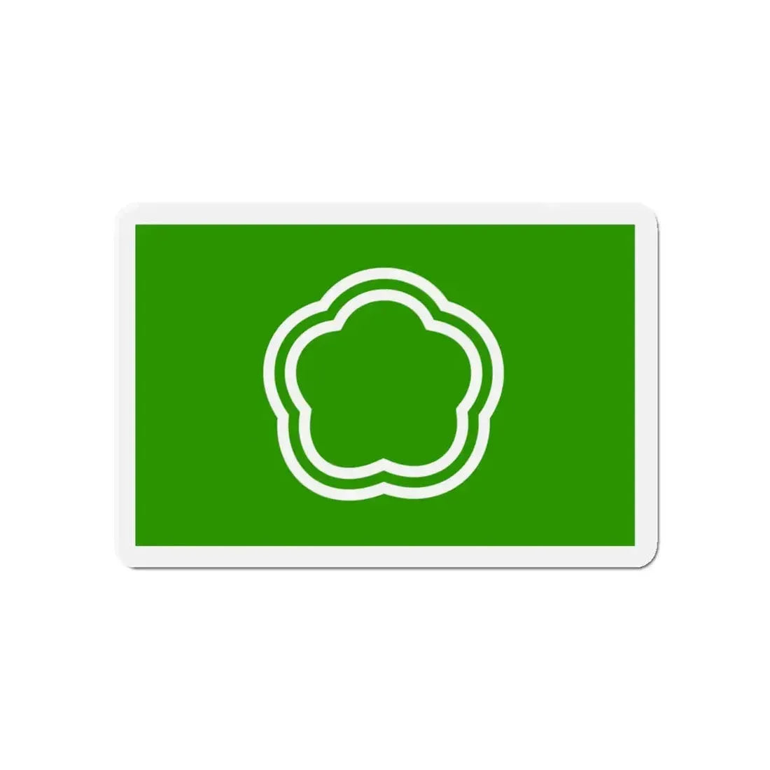 Flag of Kunitachi Tokyo Japan - Refrigerator Magnet 4 Inch - The Sticker Space