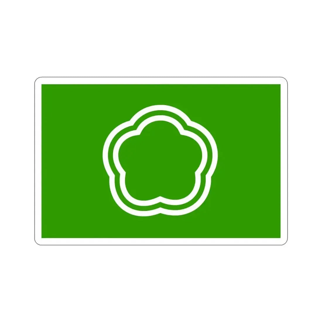 Flag of Kunitachi Tokyo Japan STICKER Vinyl Die-Cut Decal 3 Inch - The Sticker Space