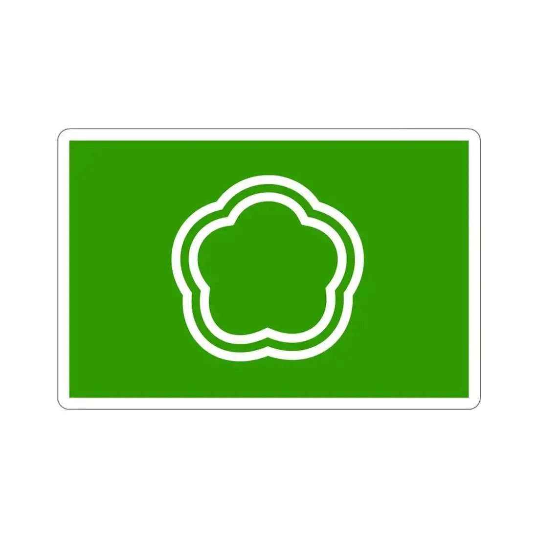 Flag of Kunitachi Tokyo Japan STICKER Vinyl Die-Cut Decal 5 Inch - The Sticker Space