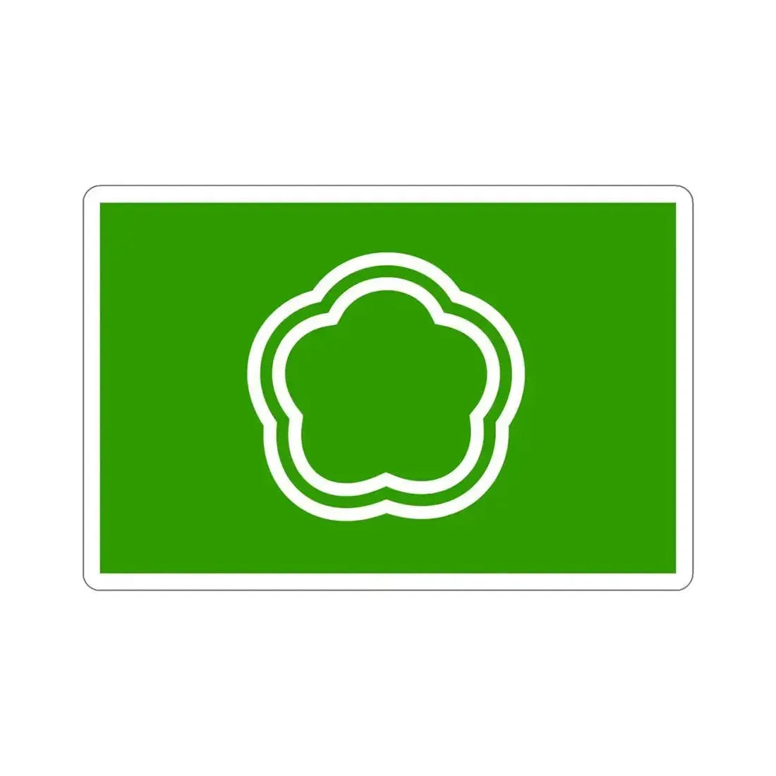 Flag of Kunitachi Tokyo Japan STICKER Vinyl Die-Cut Decal 6 Inch - The Sticker Space