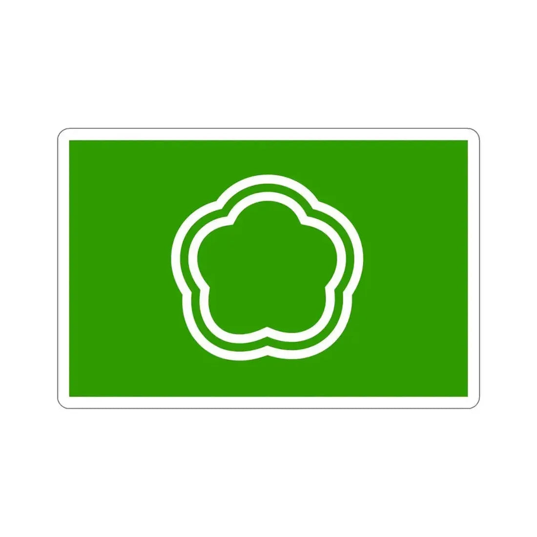 Flag of Kunitachi Tokyo Japan STICKER Vinyl Die-Cut Decal - The Sticker Space