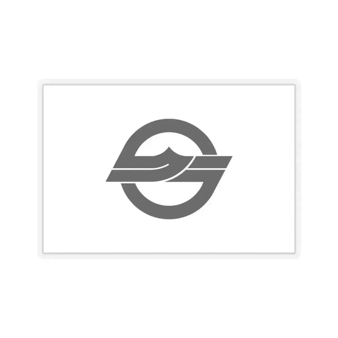 Flag of Kurashiki Okayama Japan - STICKER Vinyl Kiss-Cut Decal 6 Inch Transparent - The Sticker Space