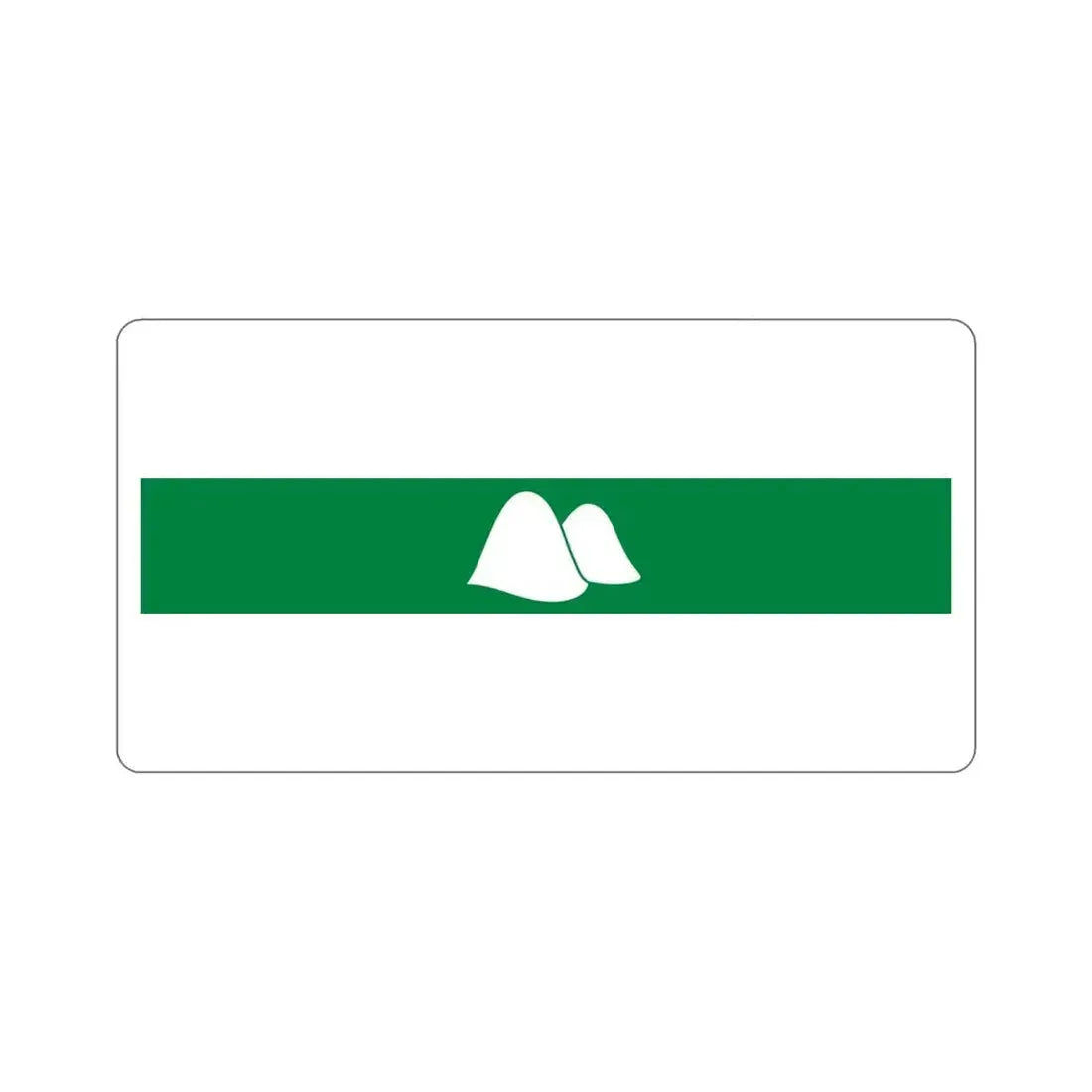 Flag of Kurgan Oblast Russia STICKER Vinyl Die-Cut Decal 4 Inch - The Sticker Space