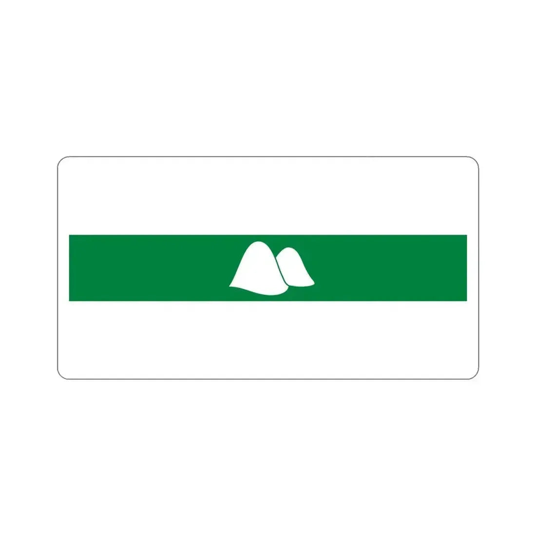 Flag of Kurgan Oblast Russia STICKER Vinyl Die-Cut Decal 5 Inch - The Sticker Space
