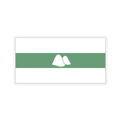 Flag of Kurgan Oblast Russia - STICKER Vinyl Kiss-Cut Decal 4 Inch Transparent - The Sticker Space