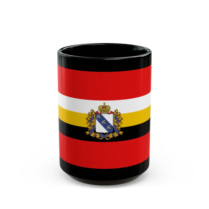 Flag of Kursk Oblast Russia - Black Coffee Mug-15oz-The Sticker Space