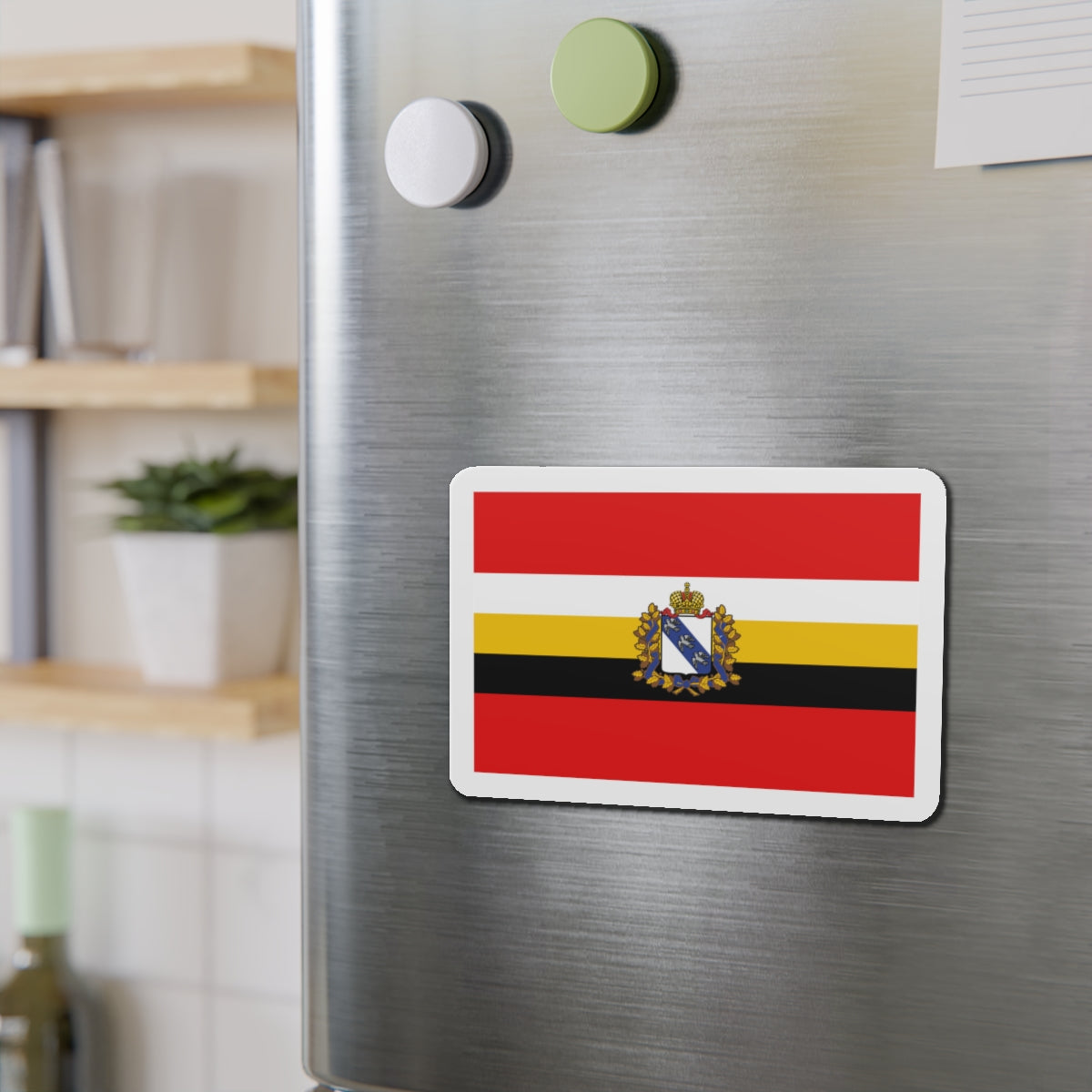 Flag of Kursk Oblast Russia - Die-Cut Magnet-The Sticker Space