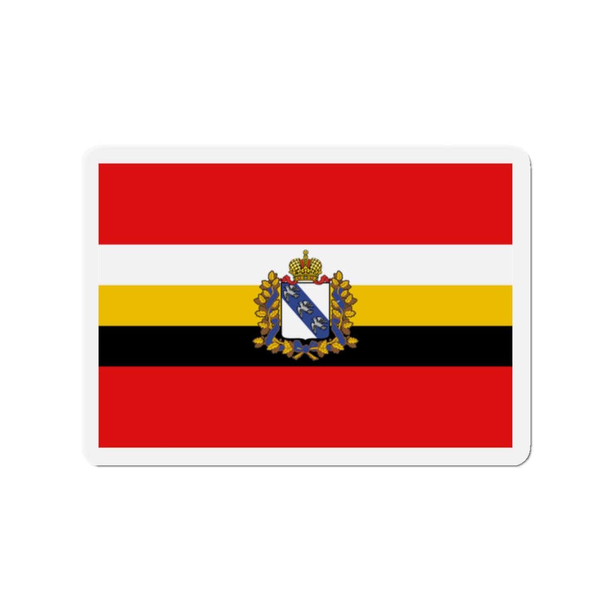 Flag of Kursk Oblast Russia - Die-Cut Magnet-2" x 2"-The Sticker Space