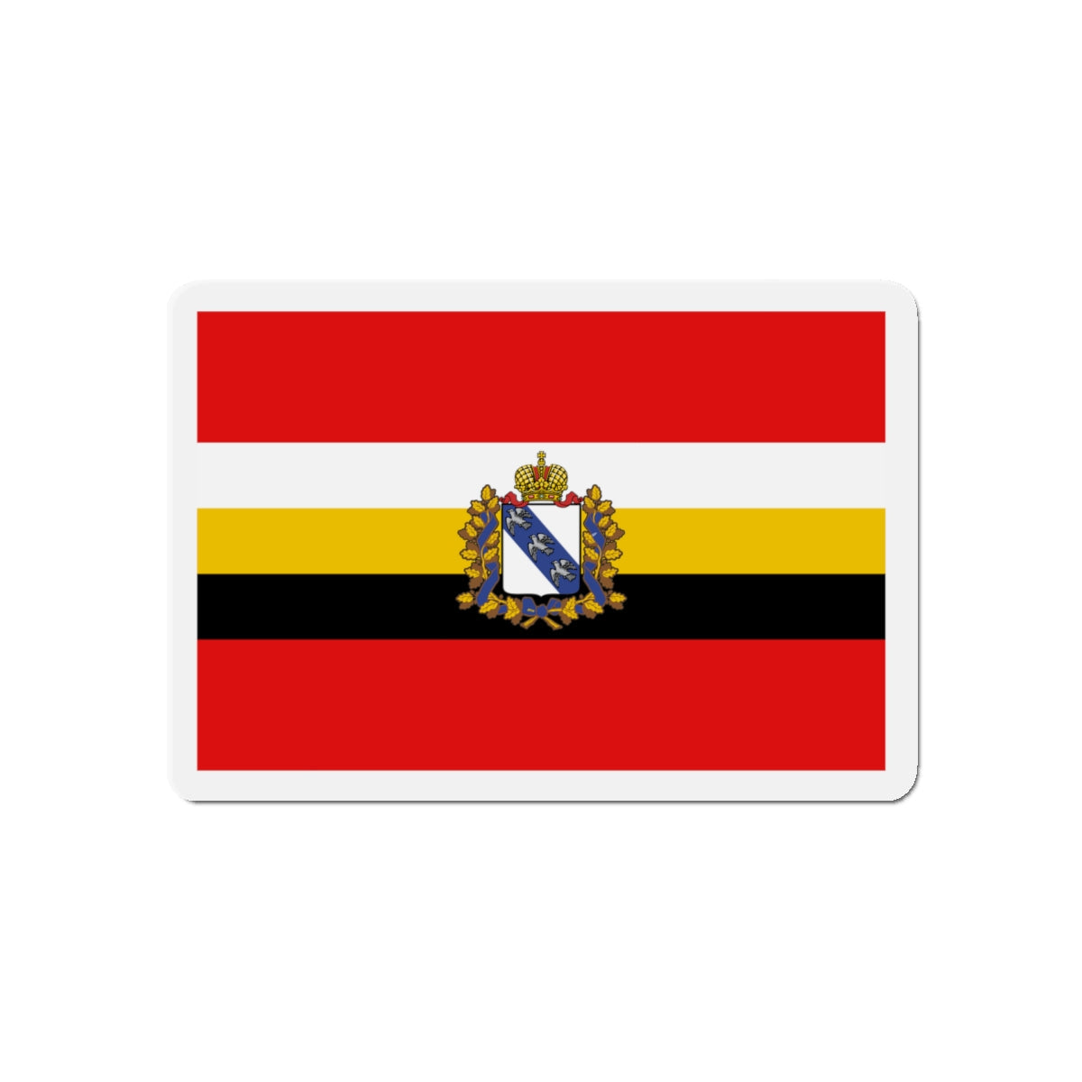 Flag of Kursk Oblast Russia - Die-Cut Magnet-5" x 5"-The Sticker Space