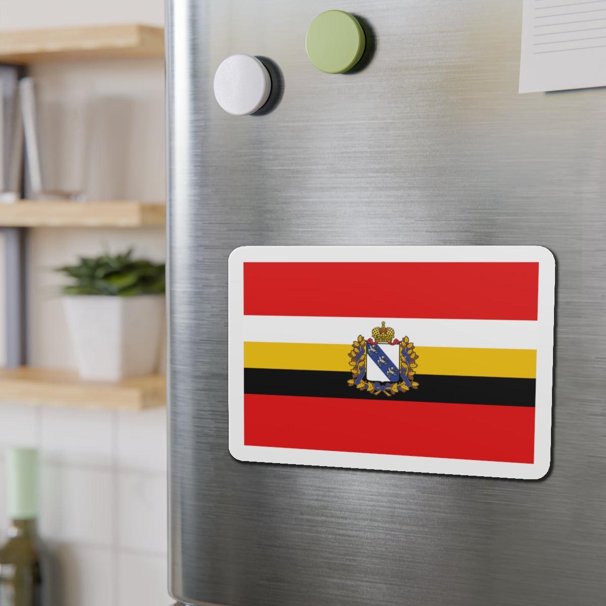 Flag of Kursk Oblast Russia - Die-Cut Magnet-The Sticker Space