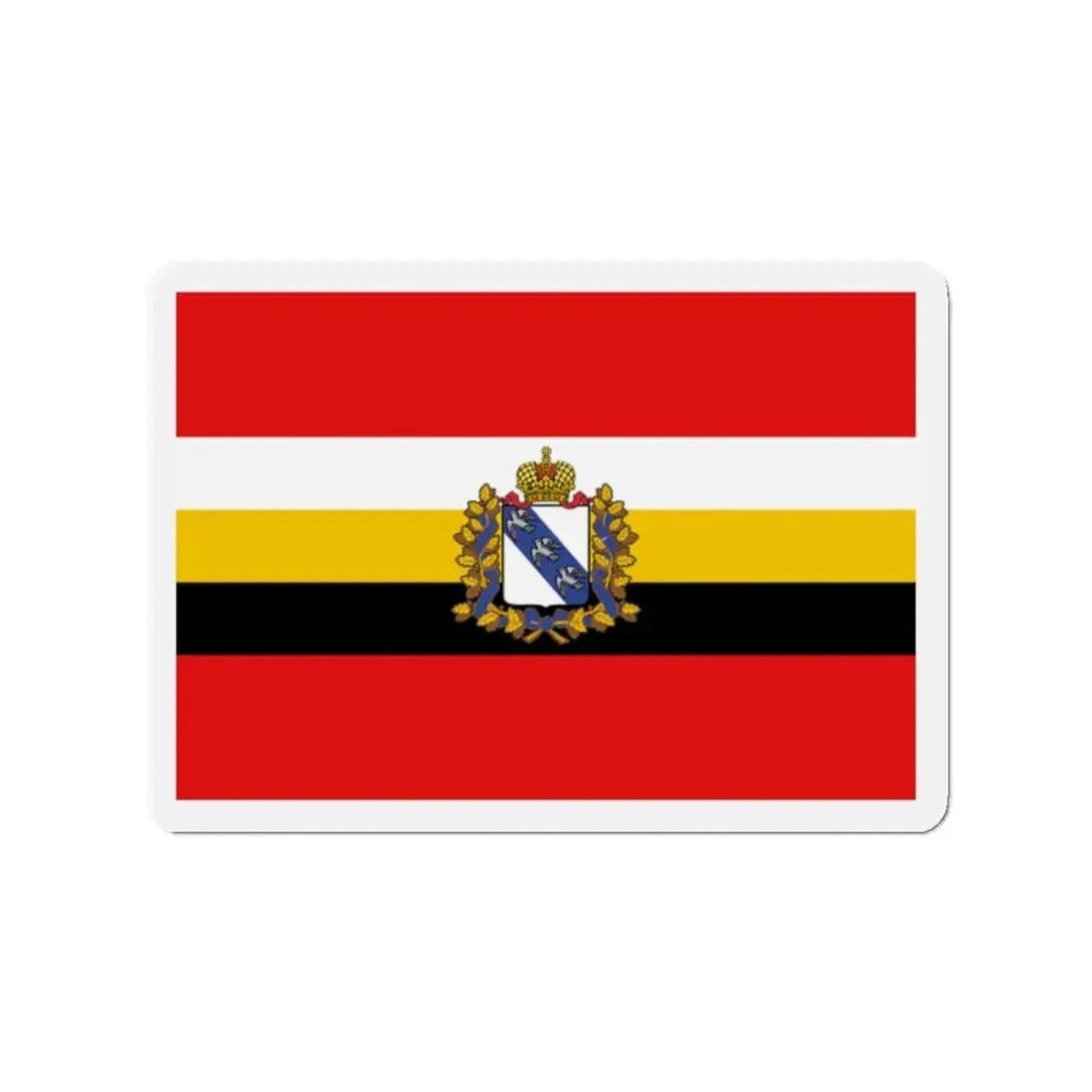 Flag of Kursk Oblast Russia - Refrigerator Magnet 2 Inch - The Sticker Space