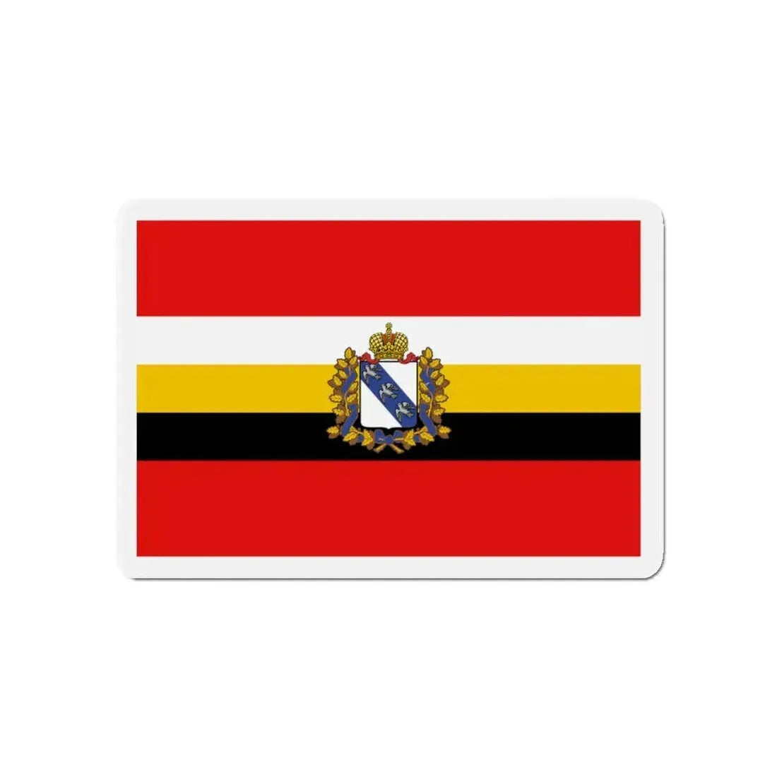 Flag of Kursk Oblast Russia - Refrigerator Magnet 4 Inch - The Sticker Space