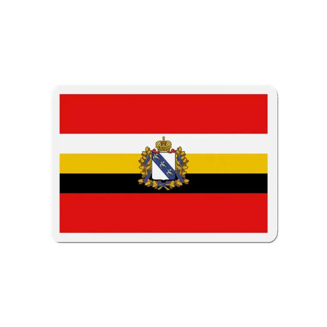 Flag of Kursk Oblast Russia - Refrigerator Magnet 5 Inch - The Sticker Space