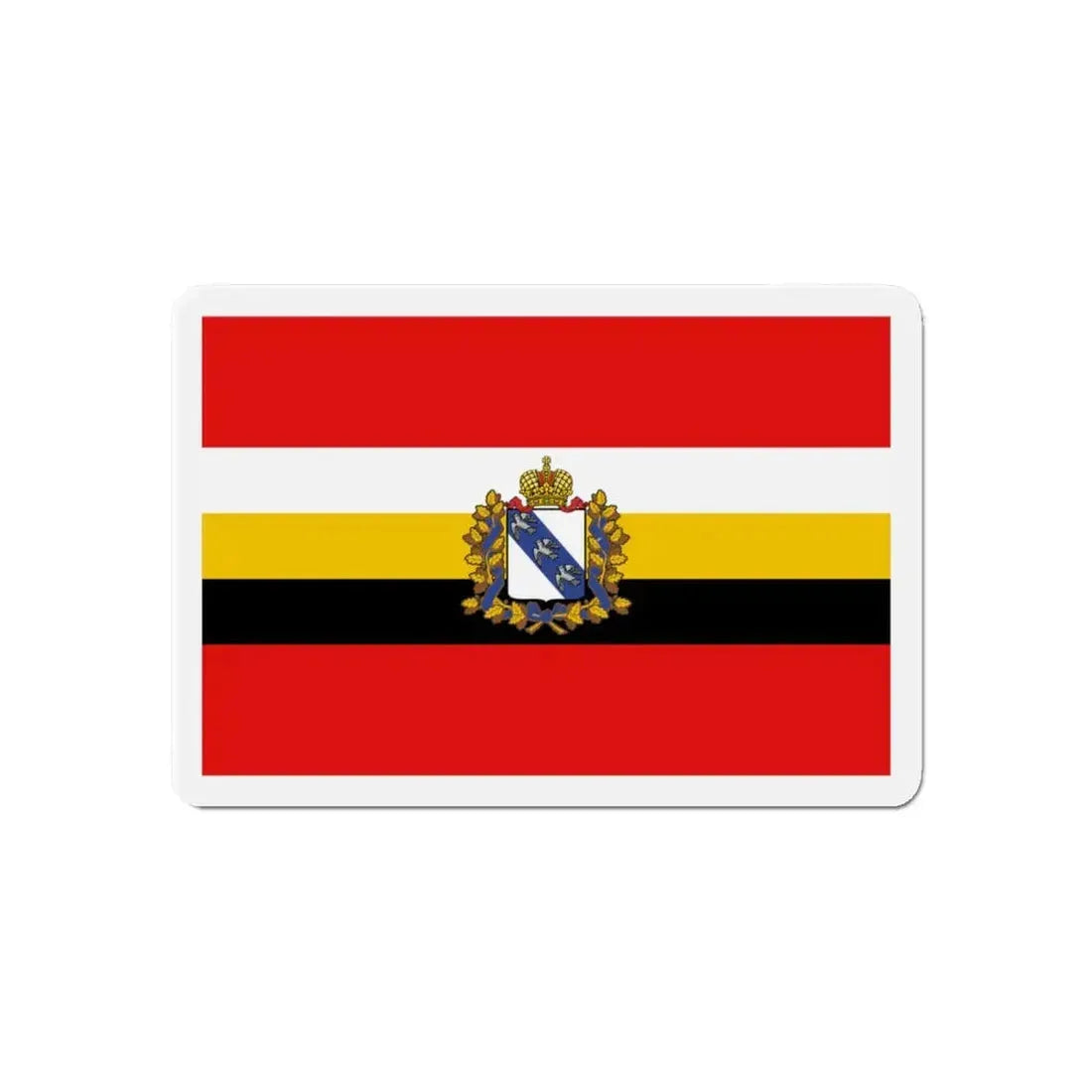 Flag of Kursk Oblast Russia - Refrigerator Magnet 6 Inch - The Sticker Space