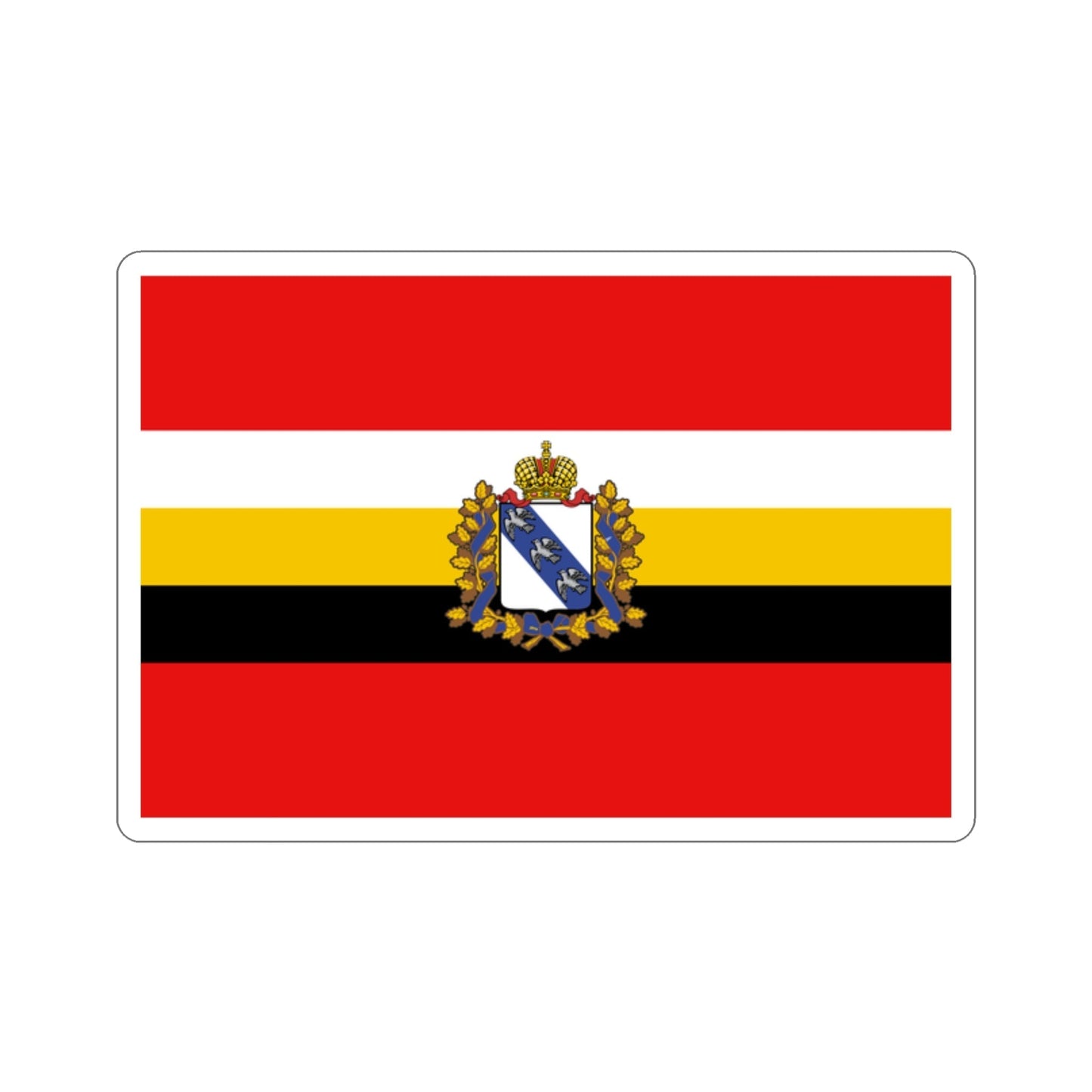 Flag of Kursk Oblast Russia STICKER Vinyl Die-Cut Decal-2 Inch-The Sticker Space