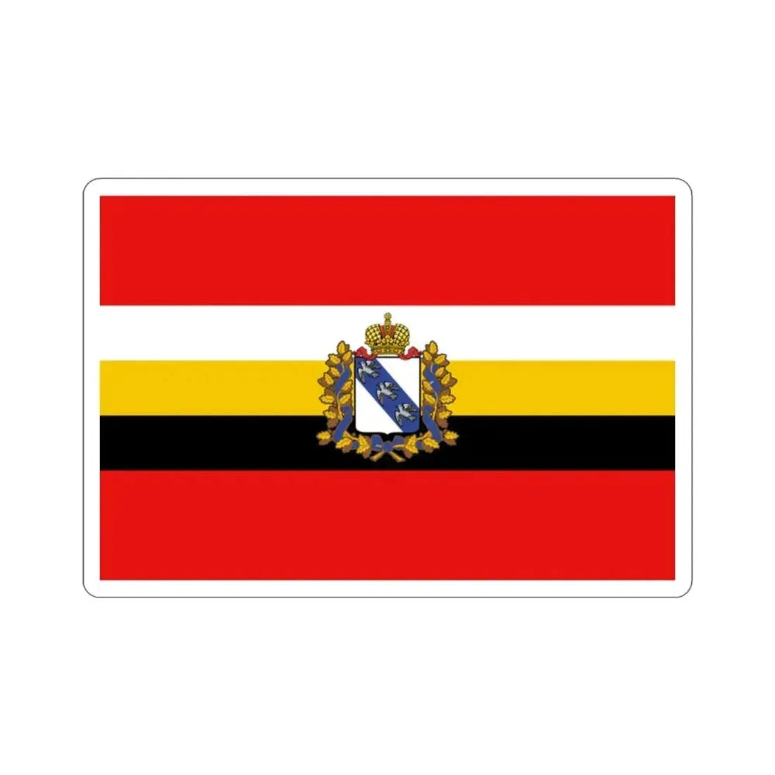 Flag of Kursk Oblast Russia STICKER Vinyl Die-Cut Decal 2 Inch - The Sticker Space