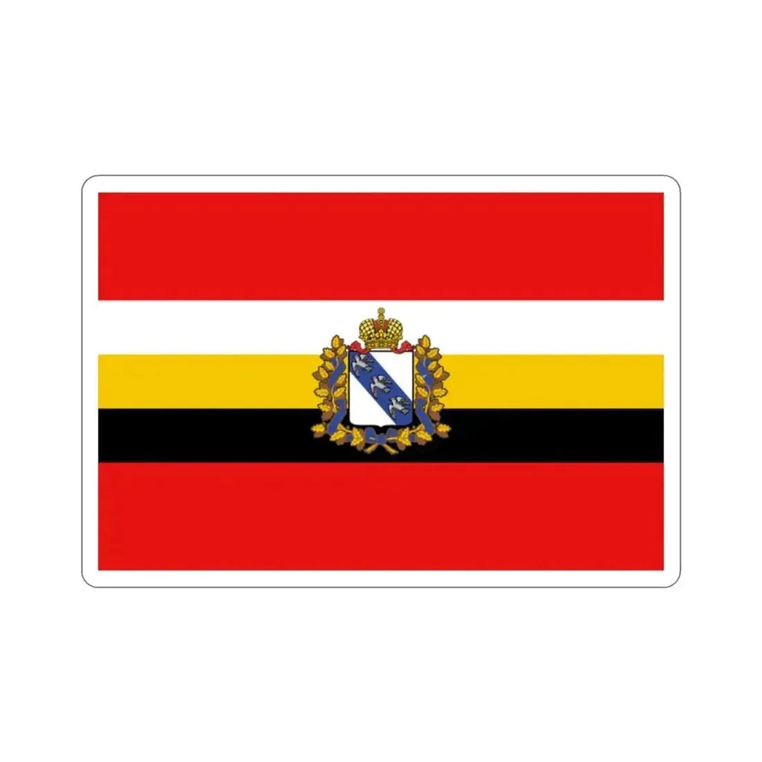 Flag of Kursk Oblast Russia STICKER Vinyl Die-Cut Decal - The Sticker Space