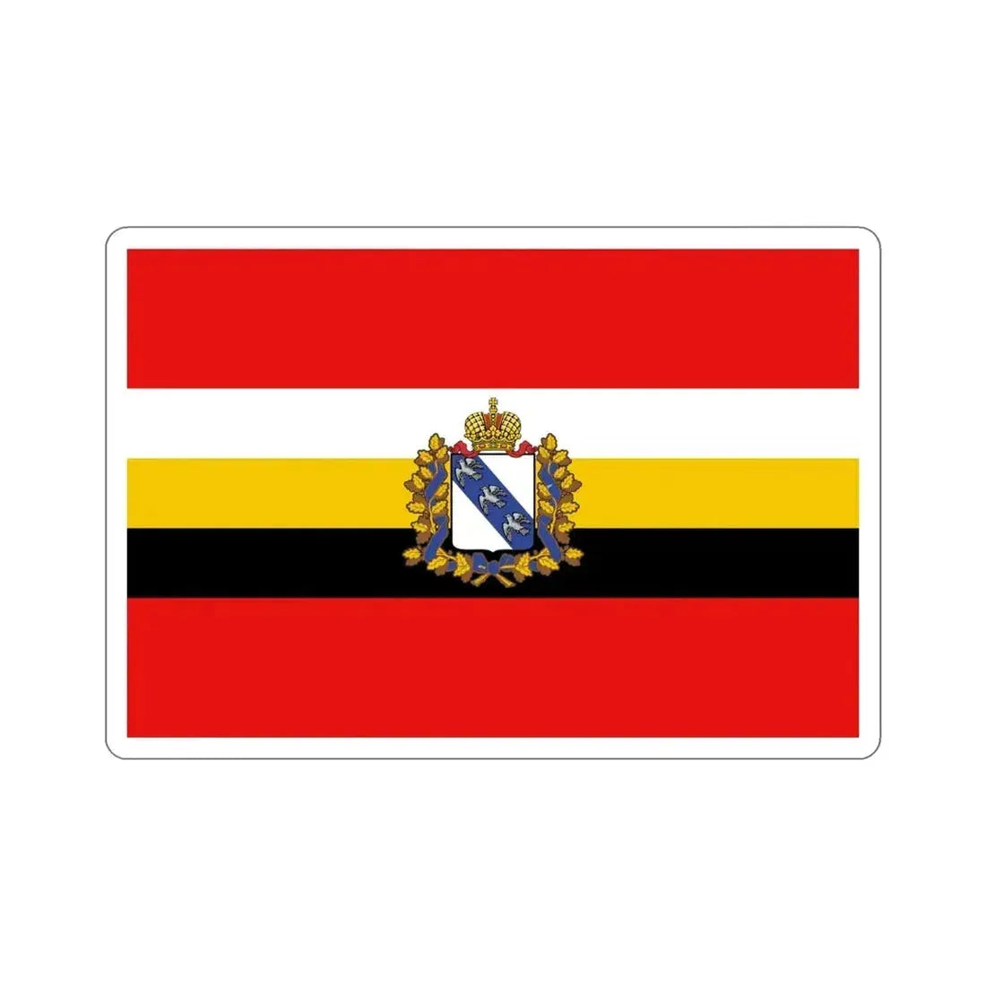 Flag of Kursk Oblast Russia STICKER Vinyl Die-Cut Decal - The Sticker Space