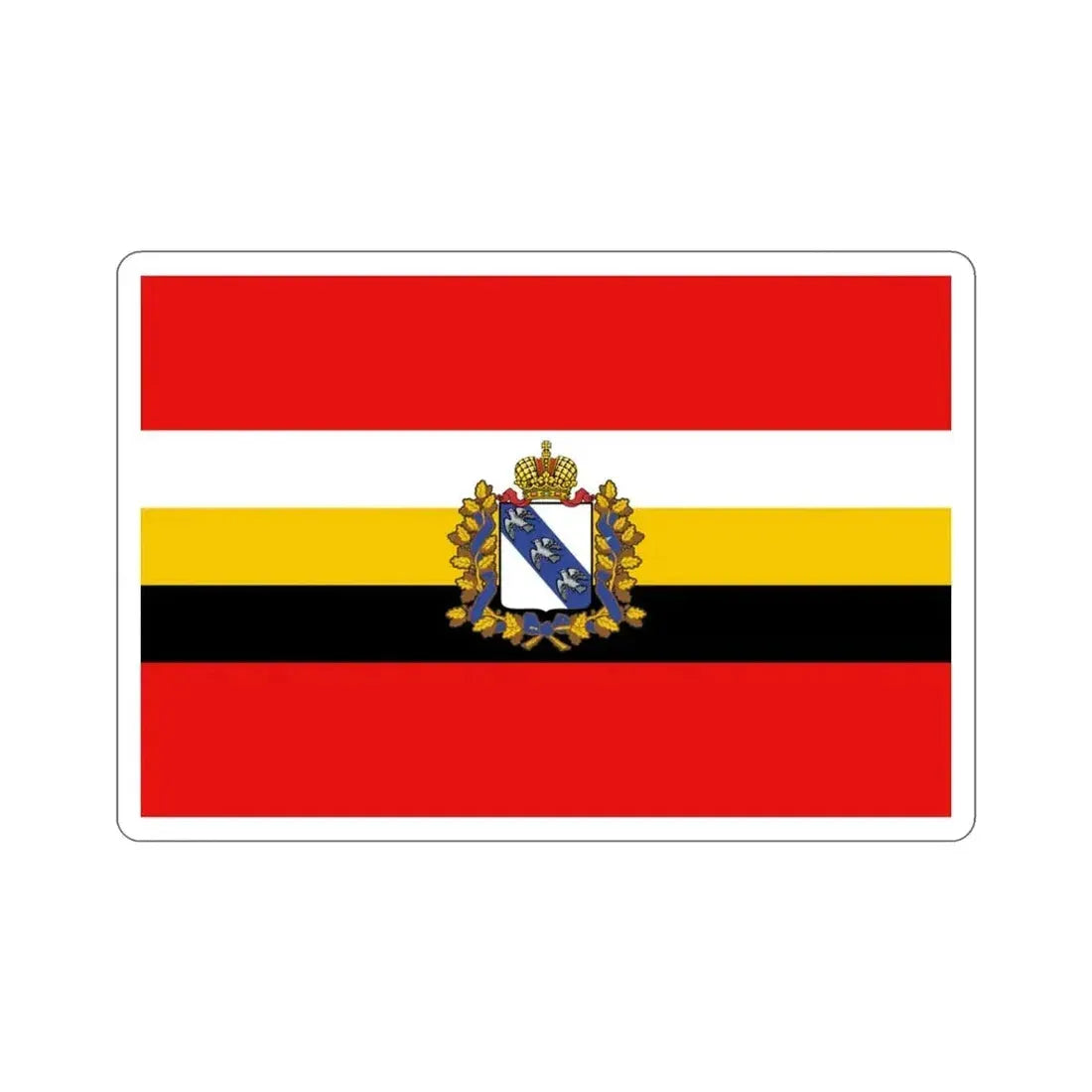 Flag of Kursk Oblast Russia STICKER Vinyl Die-Cut Decal - The Sticker Space