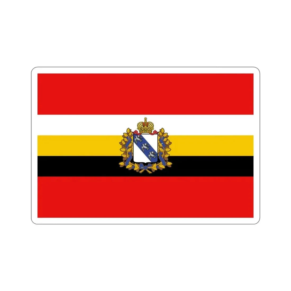 Flag of Kursk Oblast Russia STICKER Vinyl Die-Cut Decal - The Sticker Space