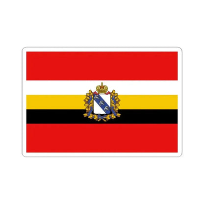 Flag of Kursk Oblast Russia - STICKER Vinyl Kiss-Cut Decal 4 Inch White - The Sticker Space