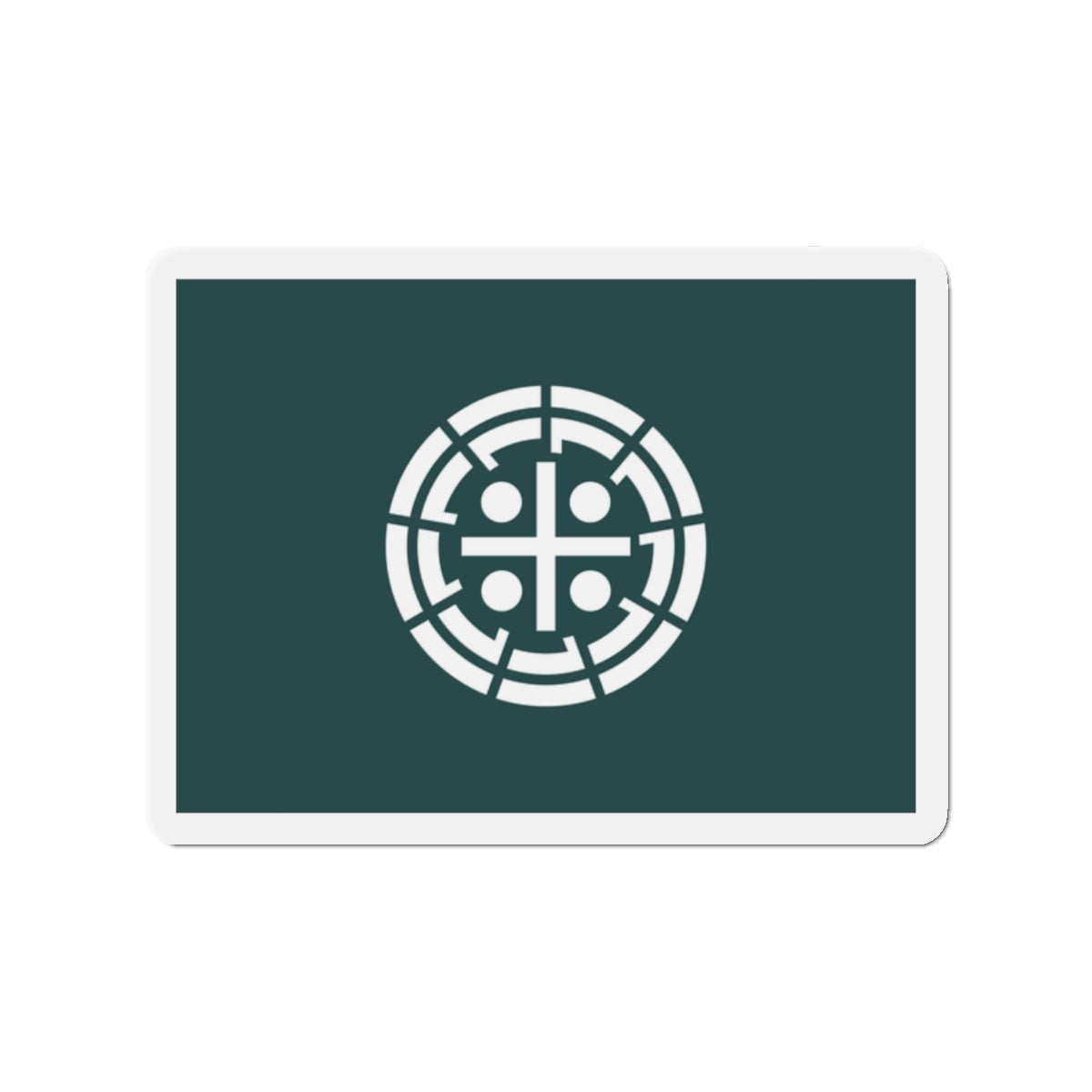 Flag of Kurume Fukuoka Japan - Die-Cut Magnet-2" x 2"-The Sticker Space