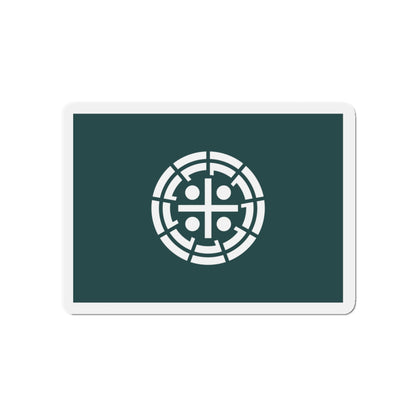 Flag of Kurume Fukuoka Japan - Die-Cut Magnet-4" x 4"-The Sticker Space