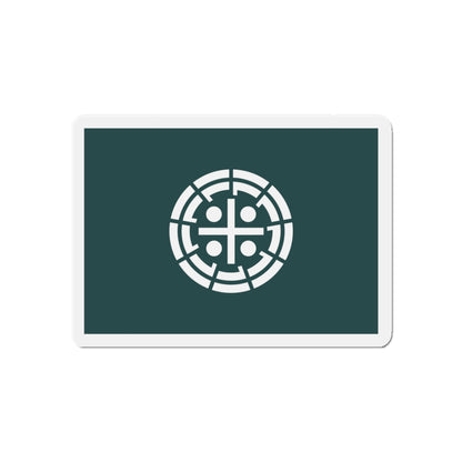 Flag of Kurume Fukuoka Japan - Die-Cut Magnet-5" x 5"-The Sticker Space