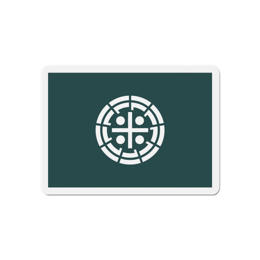 Flag of Kurume Fukuoka Japan - Die-Cut Magnet-6 × 6"-The Sticker Space