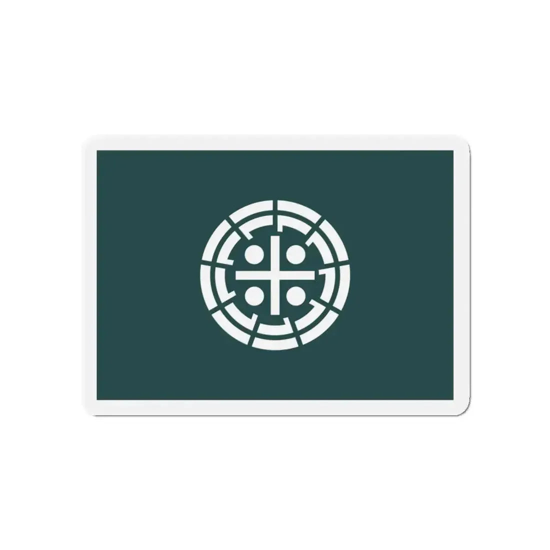 Flag of Kurume Fukuoka Japan - Refrigerator Magnet 4 Inch - The Sticker Space