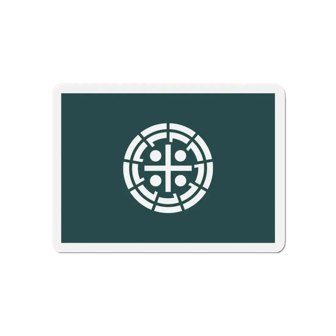 Flag of Kurume Fukuoka Japan - Refrigerator Magnet 5 Inch - The Sticker Space