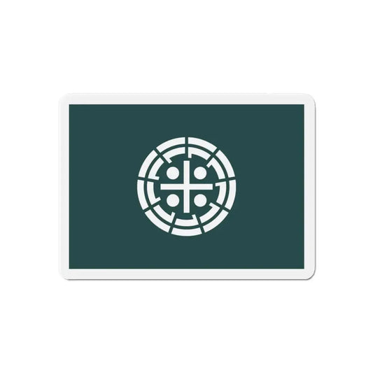 Flag of Kurume Fukuoka Japan - Refrigerator Magnet 6 Inch - The Sticker Space