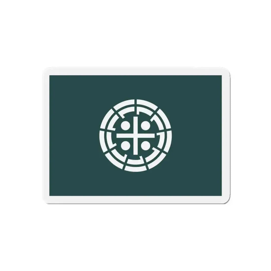 Flag of Kurume Fukuoka Japan - Refrigerator Magnet - The Sticker Space